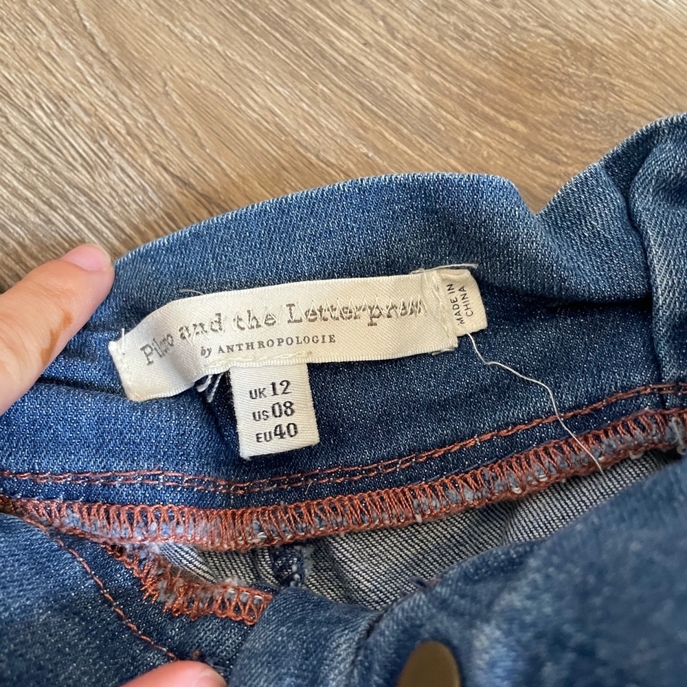 Anthropologie pilcro and the letterpress Paperbag wide leg crop pants - Picture 2 of 6